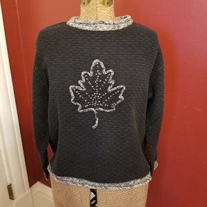 Christopher & Banks Sweater Sz L